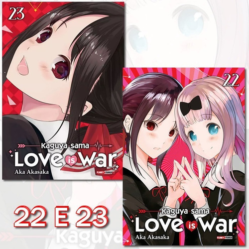 Kaguya-sama Love Is War 22 E 23! Mangá Panini! Novo E Lacrado!