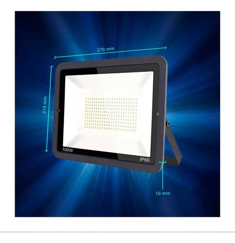Reflector Led 100w + Pack X 2 Reflectores Led 30w Exteriores