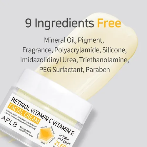 Crema Facial Aplb Retinol Vitamina C Vitamina E | Retinol Vi