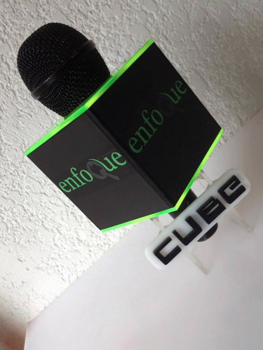 Imagen 5 de 6 de Cubos Para Microfono Con Impresion