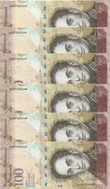 Comprar 2 Billetes Consecutivos Bsf. 100  - Aq8 Junio 23 2015   
