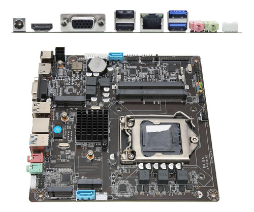 H81 Lga 1150 Placa Base, Canal Ddr3 Micro Itx Computer Mothe