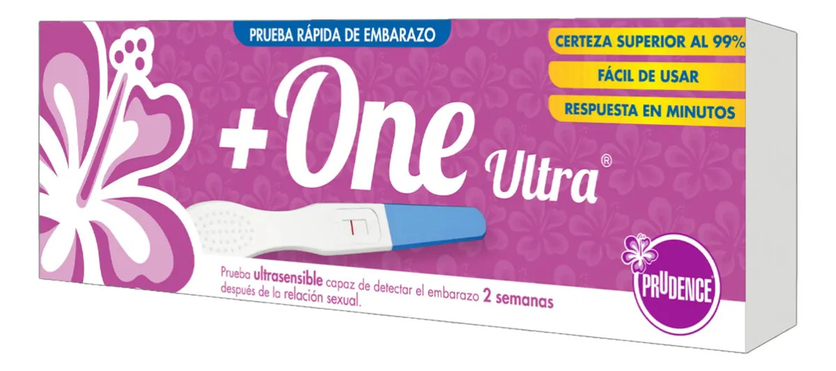 Prueba de Embarazo Prudence One Ultra Test Rápido de Un Uso