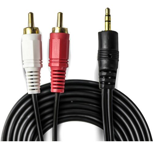 Cabo P2 X 2rca 1,5 Metros Áudio Estéreo Plugue Conector