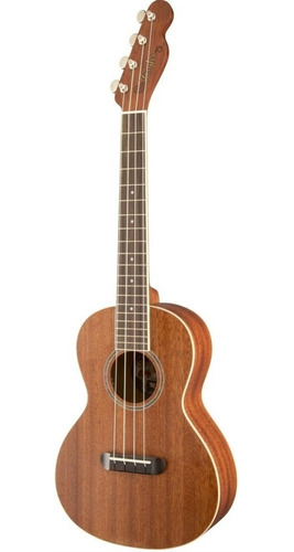 Fender Hau'oli Ukelele Tenor De Caoba Con Funda 19 Trastes