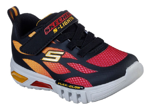 Zapatillas Skechers Flex Glow Dezlom Bebes 400016n-bkrd