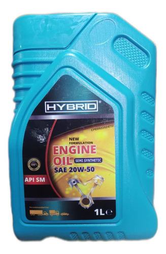 Aceite Lubricante Vehículos Hybrid Semi Sintetico 20w50 