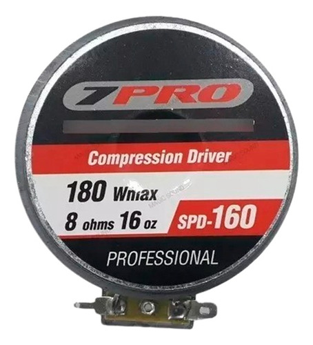 Driver De Compresión 7pro Spd-160 180w 8ohm Reemplazo