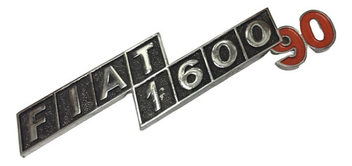 Insignia Trasera Fiat 1600 90 Original