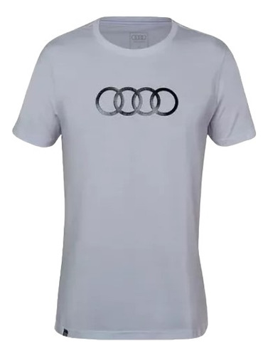 Camiseta Argolas Cinza - Audi 