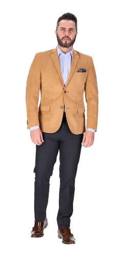 Accor Confirmación Indiferencia Saco Blazer Pana Hombre | MercadoLibre 📦