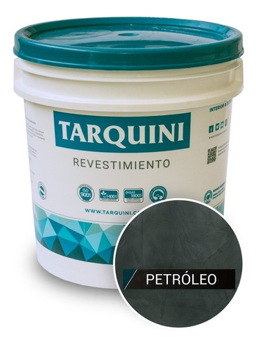 Stuko Veneciano Tarquini Revestimiento Símilmármol Petróleo