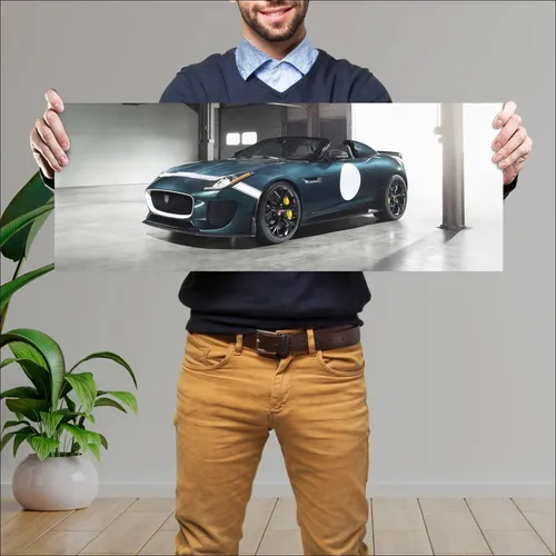comprar Cuadro 30x80cm Auto 2014 Jaguar F Type Project 7 350