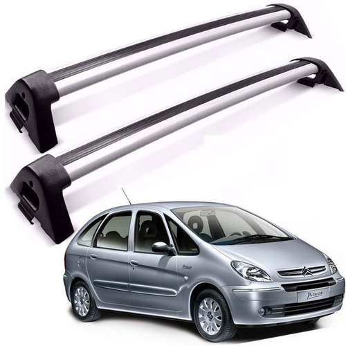 Rack De Teto Bagageiro Citroen Xsara Picasso 2008 Prata 