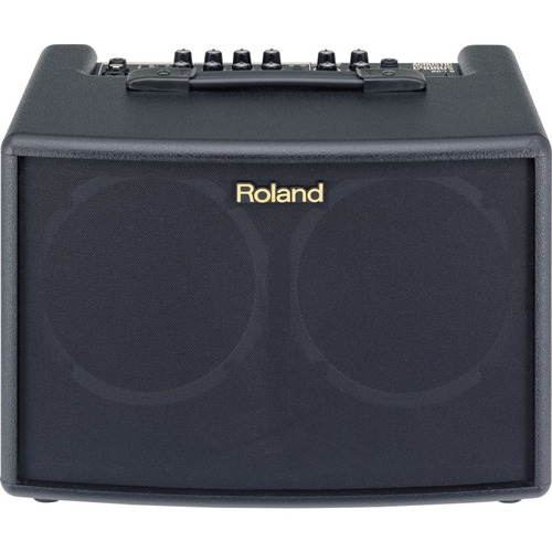 Amplificador Roland Ac-60 con efectos para guitarra y voz color negro