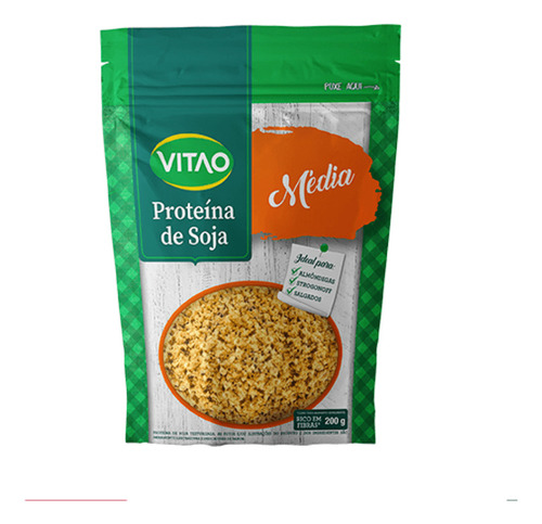 Proteína De Soja Tamanho Média 200g Vitao