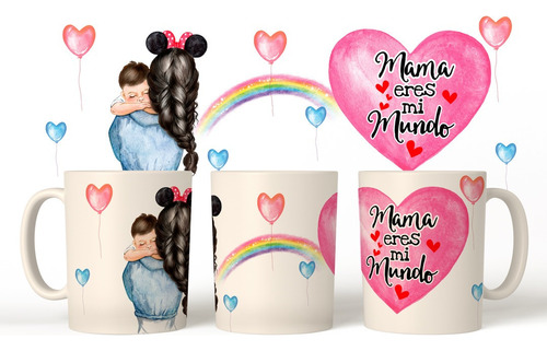 Taza Magica Mama Te Amo Modelo 13