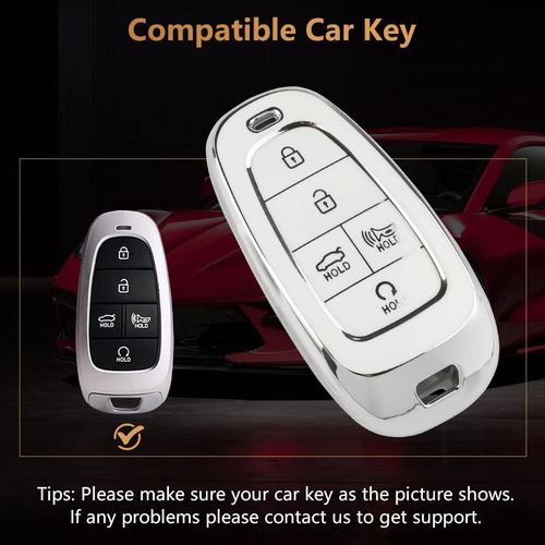 Funda Para Llavero De Tpu Para Coche, Protector De Llave Int