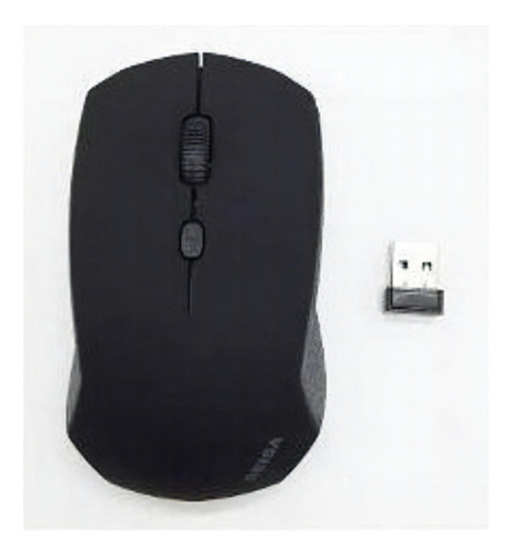Raton Mouse Inalambrico Seisa 2.4ghz Velocidad De 14 Ips Color Negro