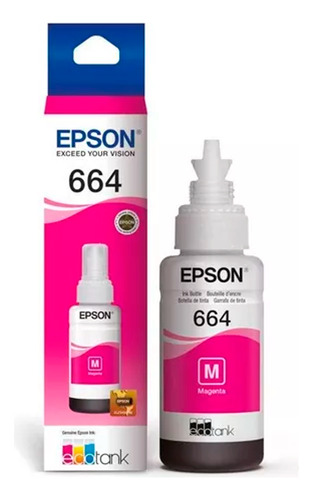 Kit 4 Botellas De Tinta Epson 664 Original L555 L355 L575