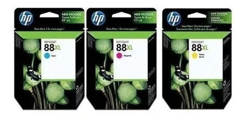 Imagen 2 de 3 de Cartucho Hp C9393a Amarillo Large (xl) (#88) Original Oferta