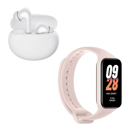 Kit Active: Xiaomi Smart Band 8 Rs + Auriculares Buds 4 Wh
