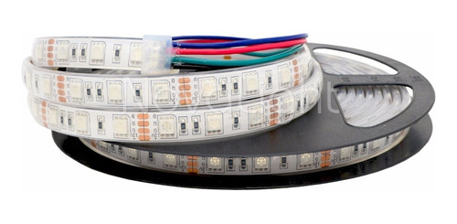 Tira De Led Smd 5050 60 Led X Mts Sumergibles - Ip67 Rgb