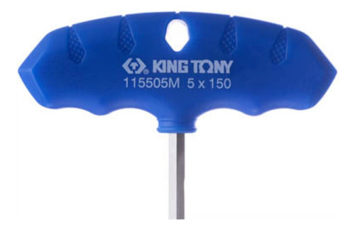 Imagem 2 de 5 de Chave Allen Cabo T 5mm Longa King Tony 115505mr