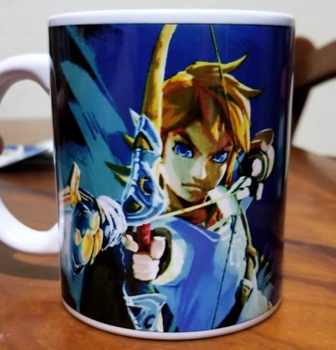 Taza Cerámica De 11oz Con Diseño De The Legend Of Zelda Bow