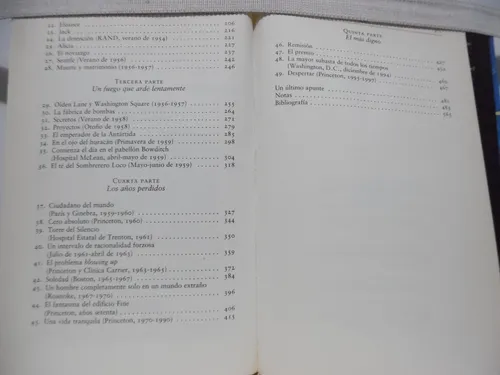 Una Mente Prodigiosa / Sylvia Nasar / Circulo De Lectores (Usado)