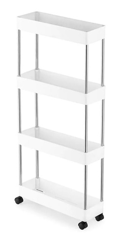 Carrito Organizador Cocina Baño Con Ruedas Rack 4 Niveles