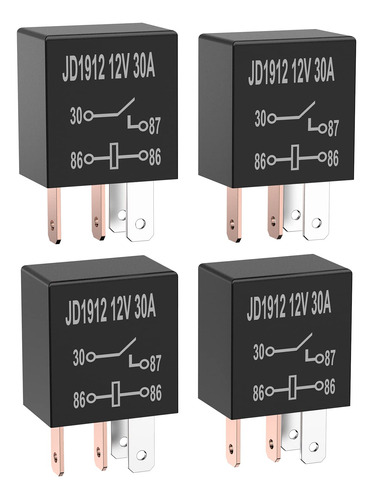 4 Pin 12v Rel 12v 30a Rel Multi Propsito Rel Automotriz Rel 