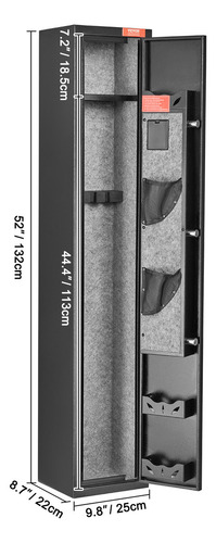 Vevor Caja Fuerte Para 3 Rifles, Caja Fuerte Para Rifles