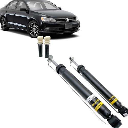 Amortecedor Traseiro + Kit Jetta Comfortline 2.0 8v Flex (furo 14mm - Suspensão Independente)