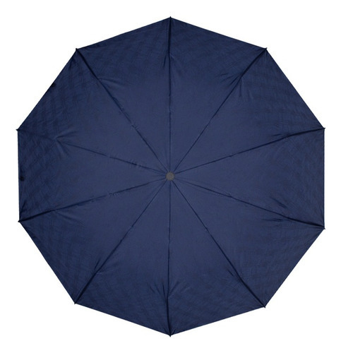 Paraguas Sombrilla De Bolsillo Automático Colores Lisos Color Azul