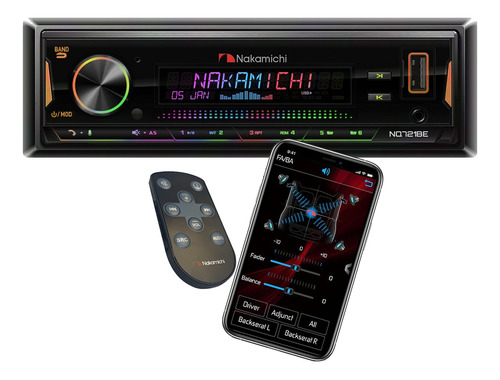 Estéreo Nakamichi Nq721b Para Auto Con Usb Y Bluetooth Am/fm