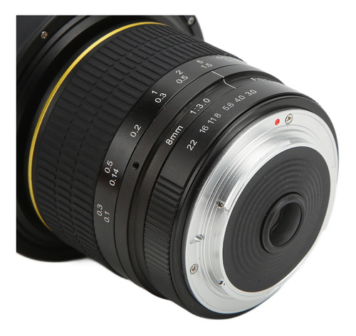 Lente Fisheye Para Montagem Em F Ultra Grande Angular F3 De