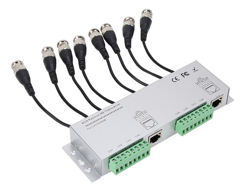 Balun De Vídeo 8ch Hd Bnc Macho A Utp Cable Transceptor Adap