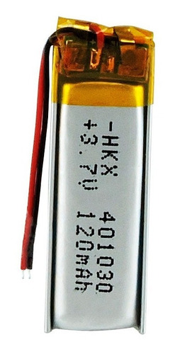 Batería Litio Recargable Hkx 401030 3.7v 120mah Auricular