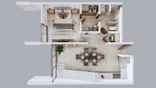Departamento En Venta En Merida, Santa Gertrudis Copo.