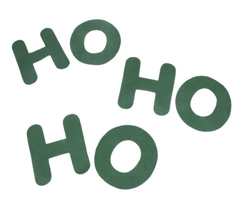 Feltro Natalino Decorativo - Ho Ho Ho Natal