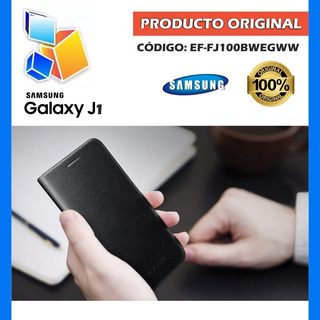 EF-WJ100BBEGWW Funda Flip Wallet Negra Original Samsung Galaxy J1