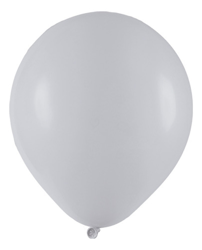 Balão Redondo Profissional Liso - Cores - 16 40cm - 12 Un. Cor Cinza