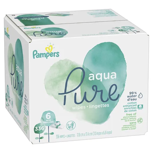 Aquapure Toallitas H/úmedas 18 Embalaje = 864 Toallitas H/úmedas Pampers 81691061