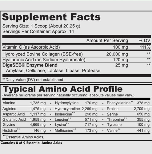 Codeage, Colágeno + Vitamina C Polvo, 283g