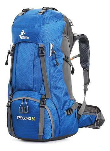 Mochila Mochilero Impermeable 60 Litros Trekking + Cobertor