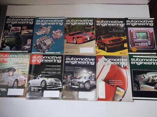 Lote 10 Revistas Automotive Engineering International Lt05