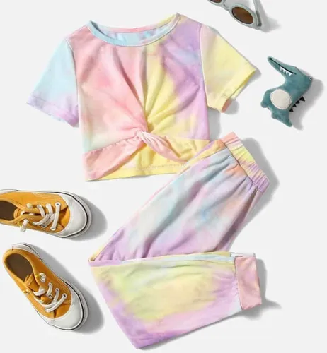 Conjunto tie online dye niña
