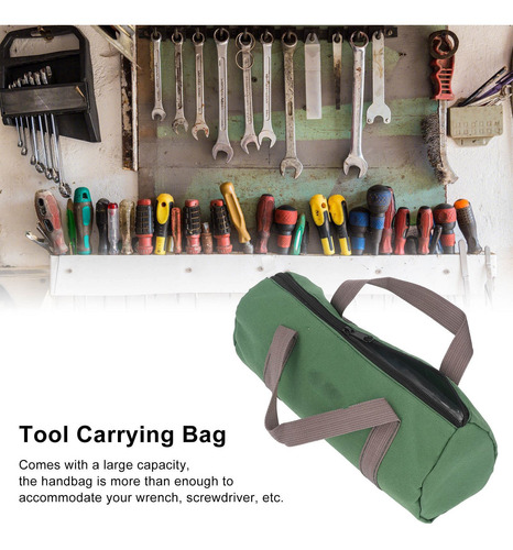Bolsa De Herramientas De Lona Impermeable De Gran Capacidad