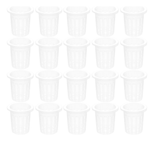 50 Vasos De Malla Ranurada Para Macetas Hidropónicas Con Bor